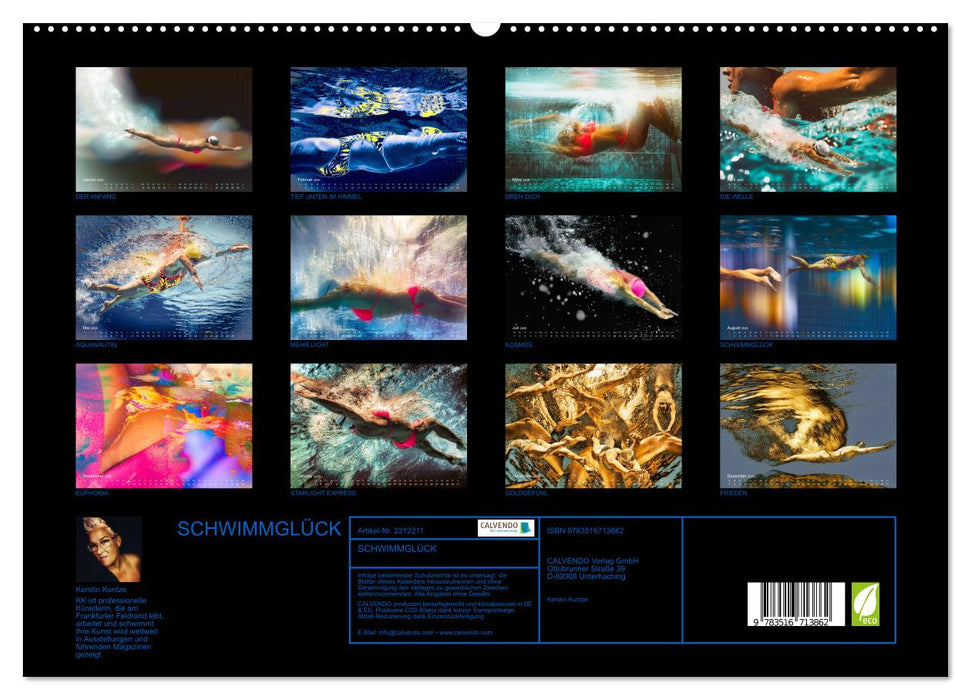 SCHWIMMGLÜCK (CALVENDO Premium Wandkalender 2026)