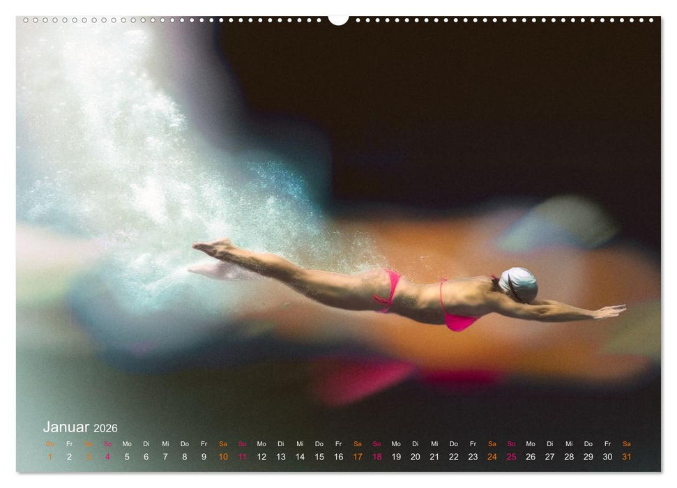 SCHWIMMGLÜCK (CALVENDO Premium Wandkalender 2026)