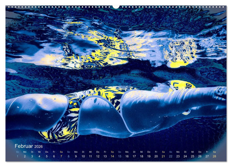 SCHWIMMGLÜCK (CALVENDO Premium Wandkalender 2026)