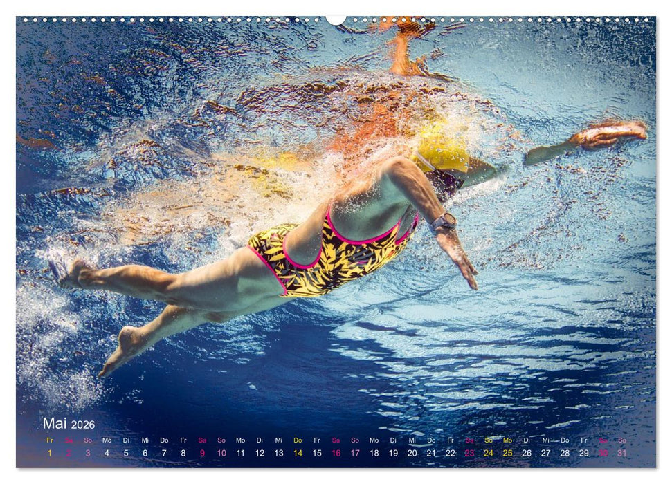 SCHWIMMGLÜCK (CALVENDO Premium Wandkalender 2026)