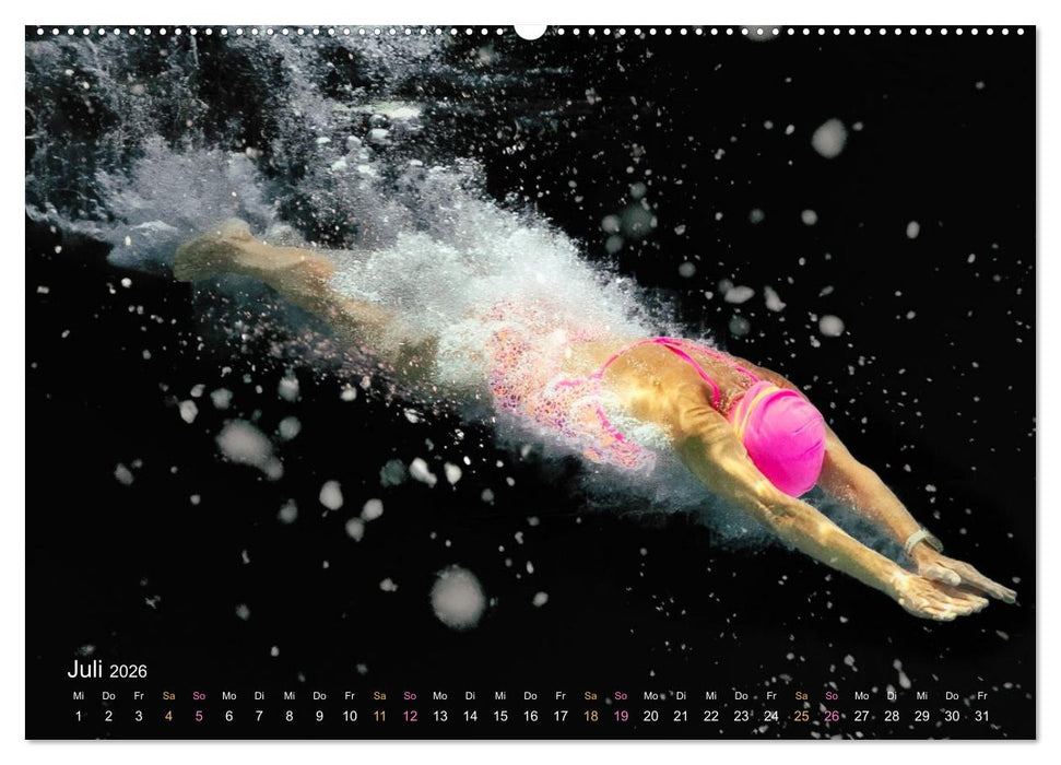 SCHWIMMGLÜCK (CALVENDO Premium Wandkalender 2026)