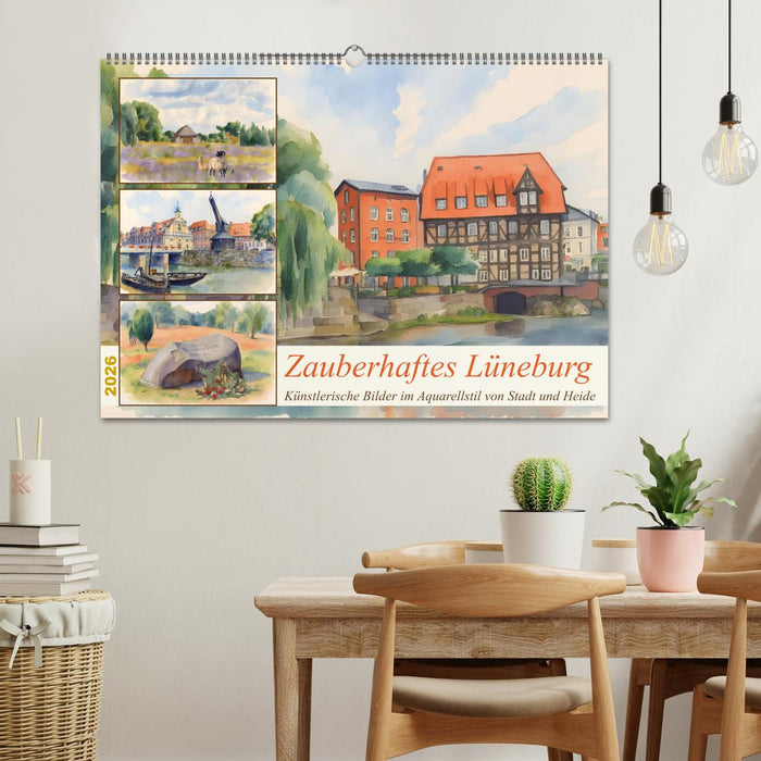 Zauberhaftes Lüneburg (CALVENDO Wandkalender 2026)