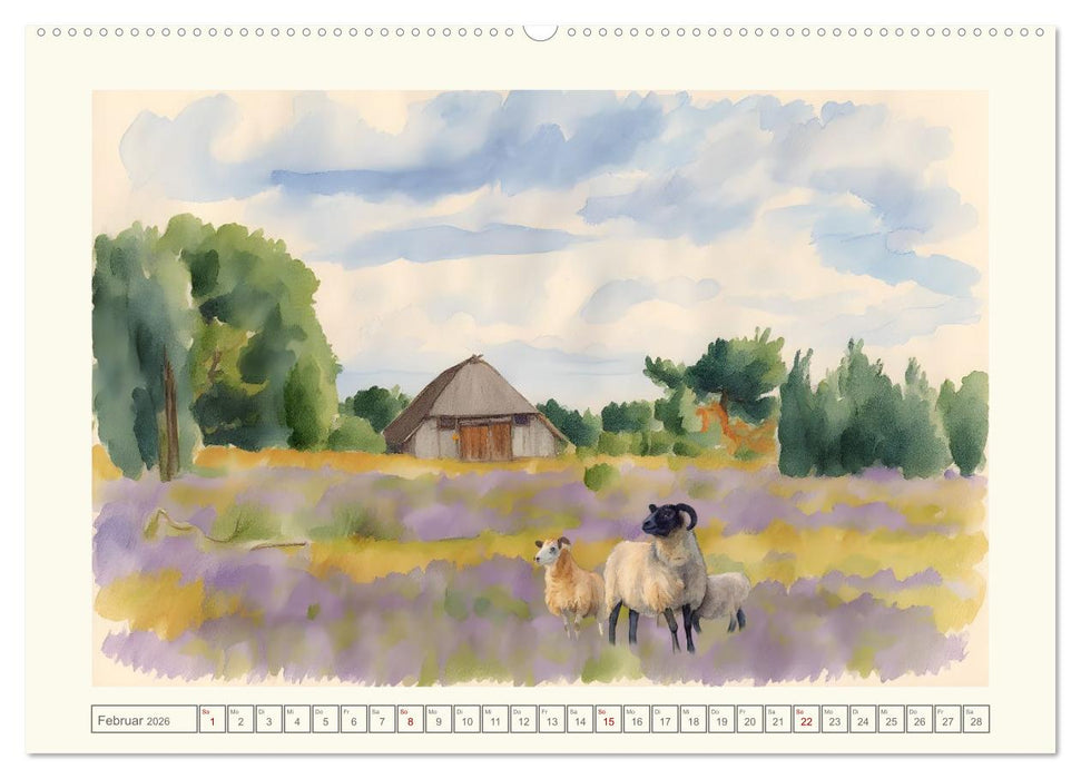 Zauberhaftes Lüneburg (CALVENDO Wandkalender 2026)