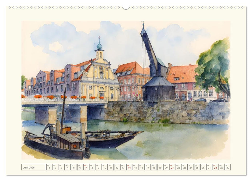 Zauberhaftes Lüneburg (CALVENDO Premium Wandkalender 2026)