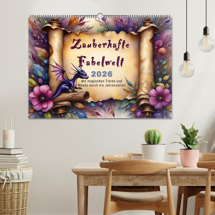 Zauberhafte Fabelwelt (CALVENDO Wandkalender 2026)