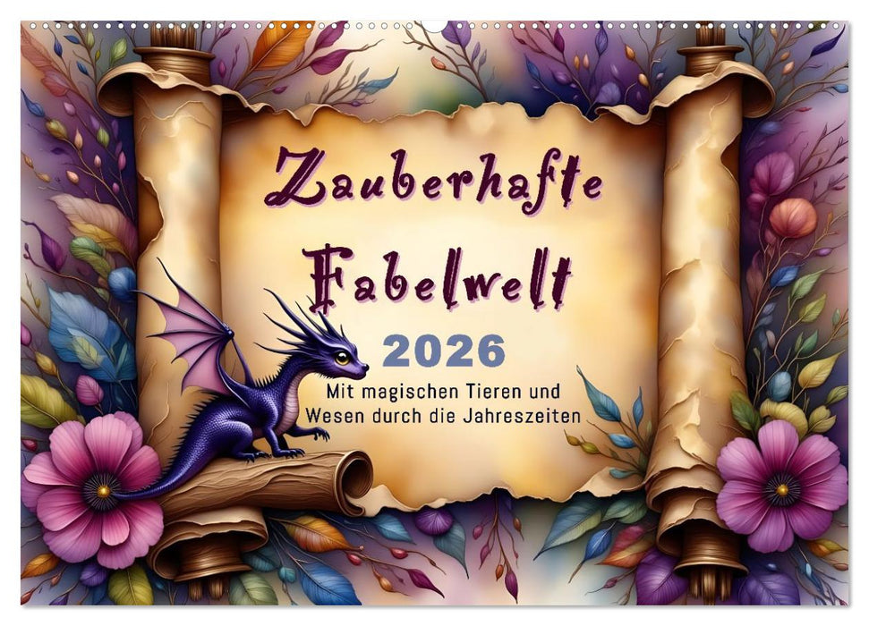 Zauberhafte Fabelwelt (CALVENDO Wandkalender 2026)
