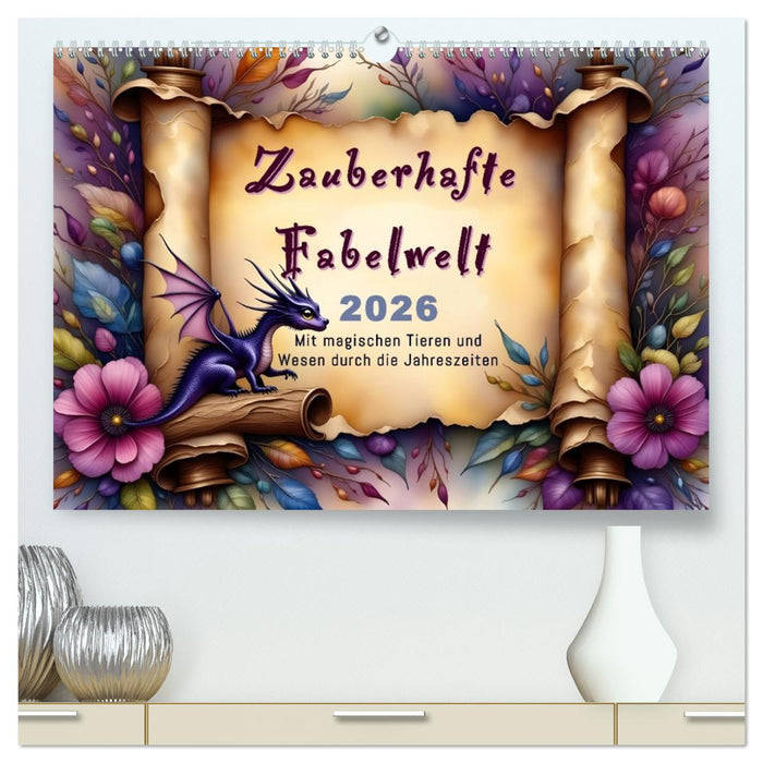 Zauberhafte Fabelwelt (CALVENDO Premium Wandkalender 2026)