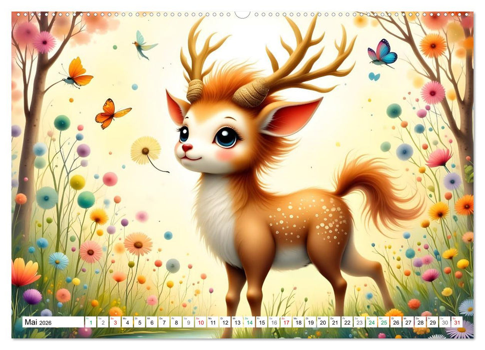 Zauberhafte Fabelwelt (CALVENDO Premium Wandkalender 2026)