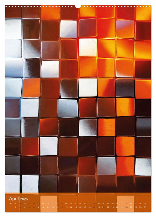 MOSAIK-VISIONEN (CALVENDO Premium Wandkalender 2026)