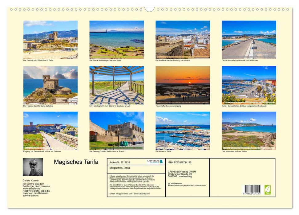 Magisches Tarifa (CALVENDO Wandkalender 2026)