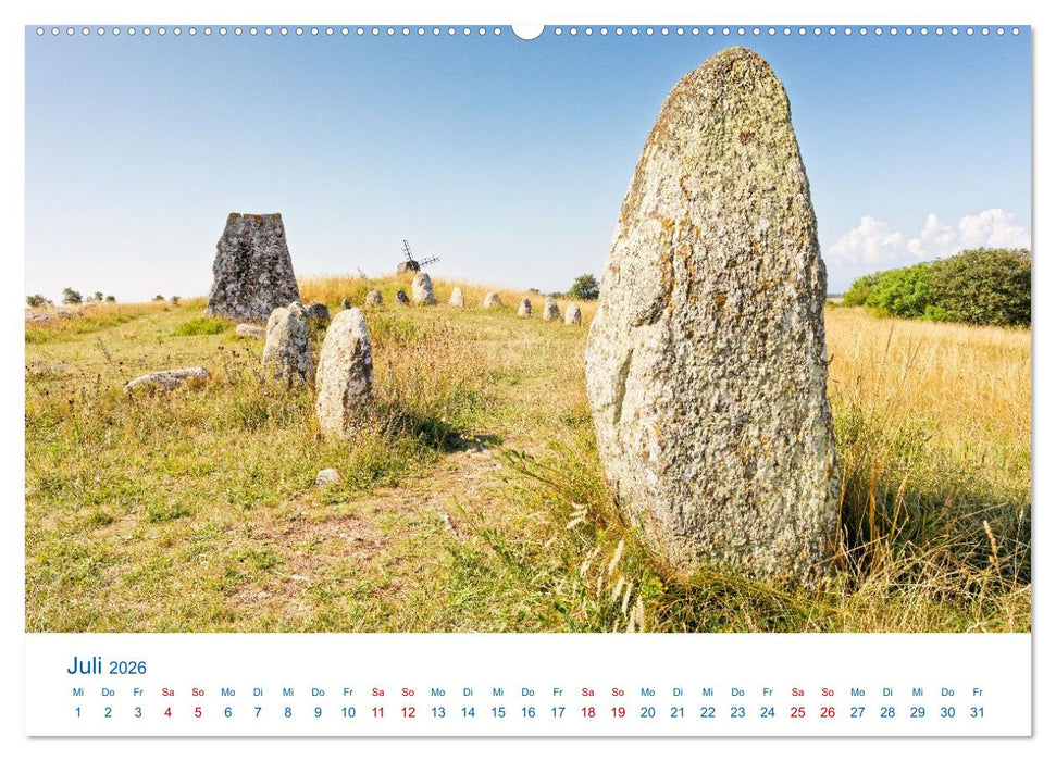 Öland - Schwedens Insel der Sonne und des Windes (CALVENDO Premium Wandkalender 2026)