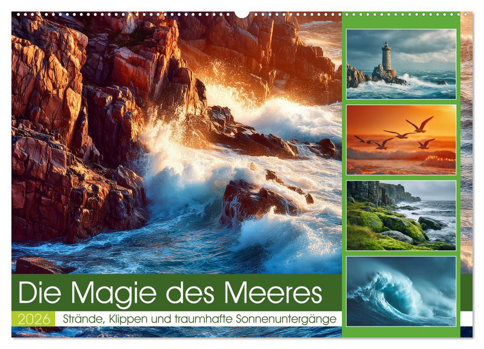 Die Magie des Meeres (CALVENDO Wandkalender 2026)