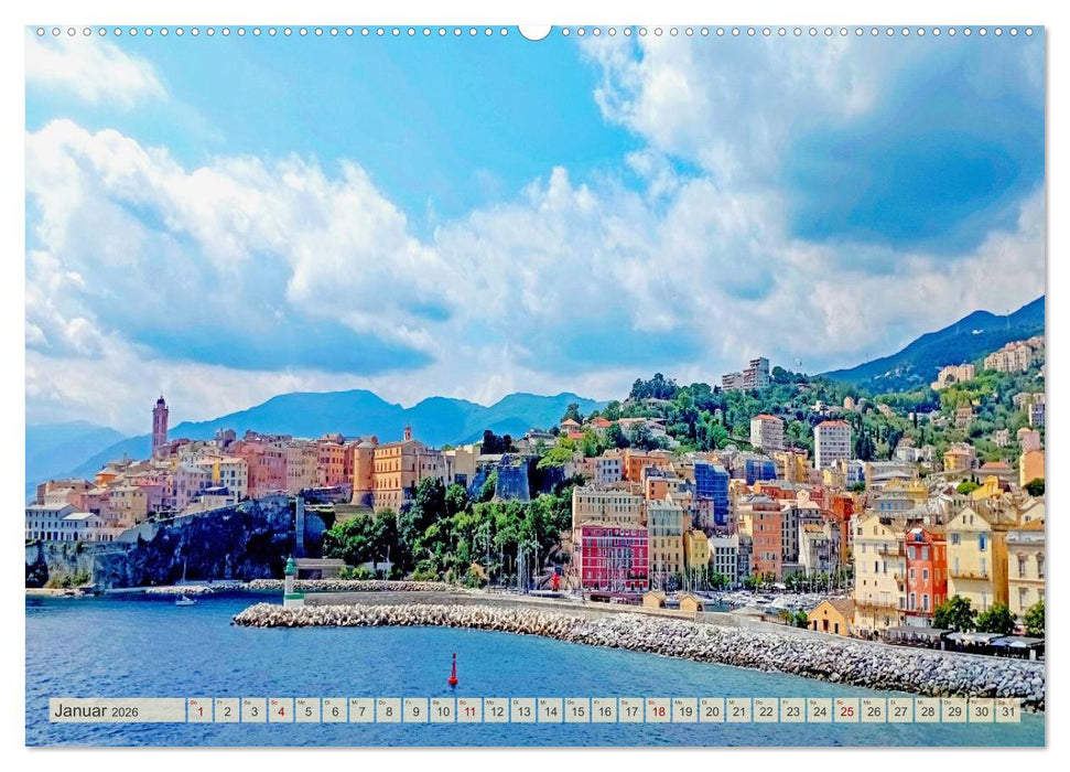 Korsika - Farben einer wilden Schönheit (CALVENDO Wandkalender 2026)