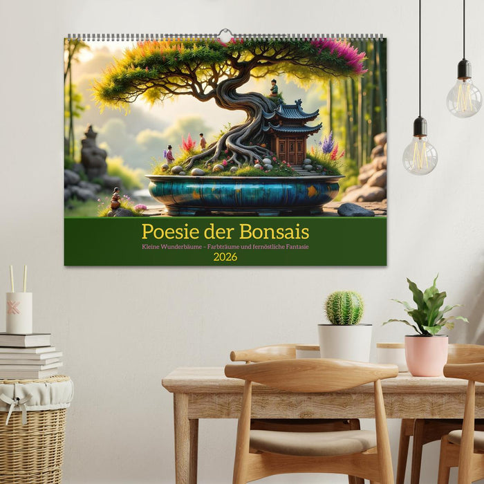 Poesie der Bonsais (CALVENDO Wandkalender 2026)