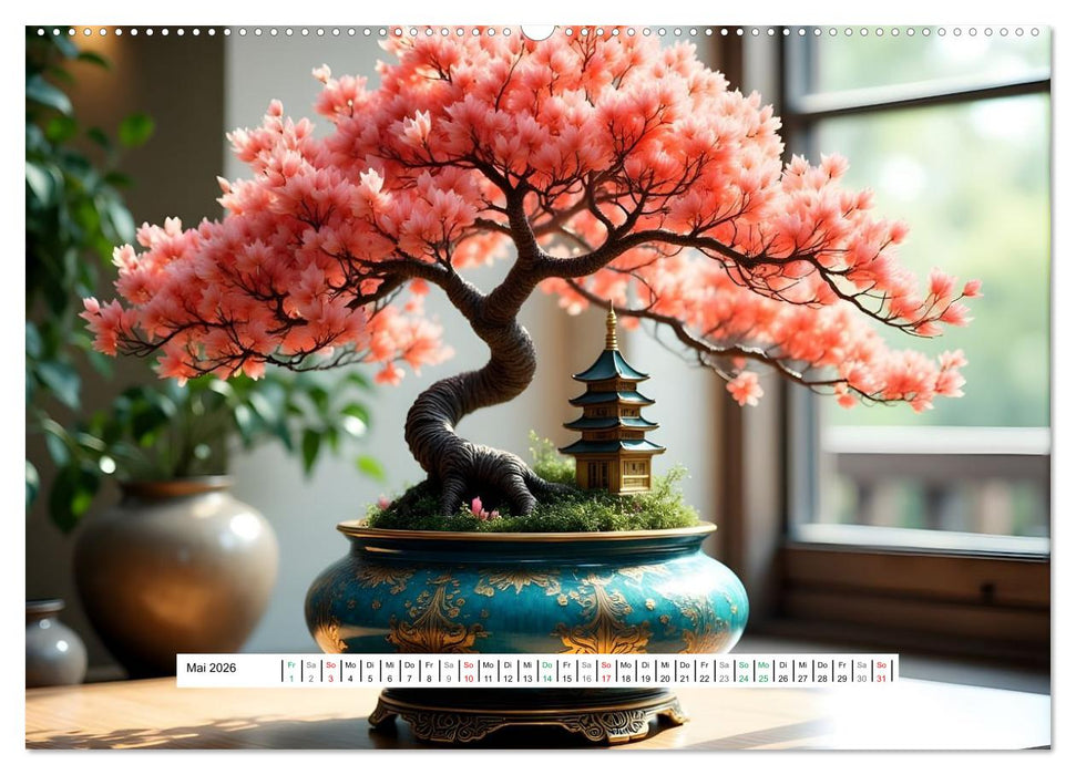 Poesie der Bonsais (CALVENDO Wandkalender 2026)
