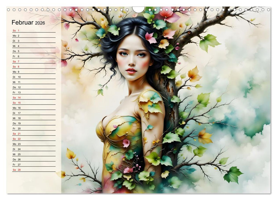 Waldgeborene Eleganz (CALVENDO Wandkalender 2026)