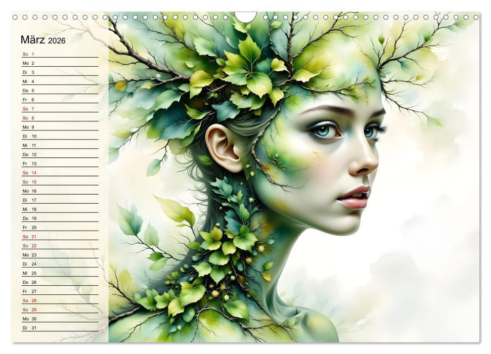 Waldgeborene Eleganz (CALVENDO Wandkalender 2026)