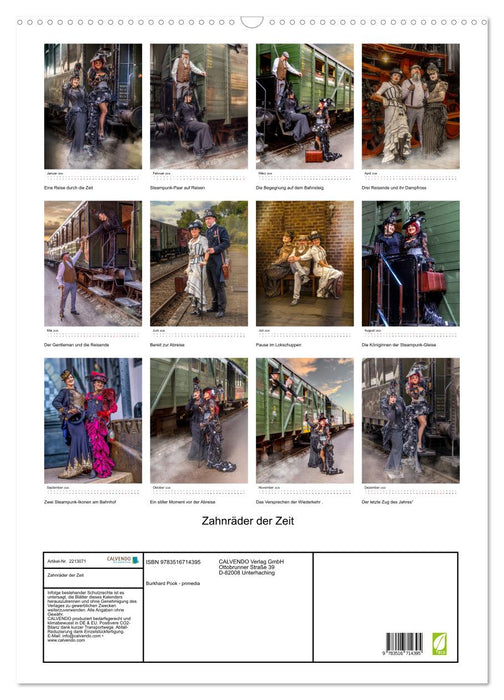 Zahnräder der Zeit (CALVENDO Wandkalender 2026)