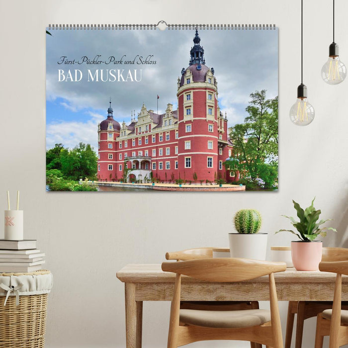 Fürst-Pückler-Park und Schloss – Bad Muskau (CALVENDO Wandkalender 2026)