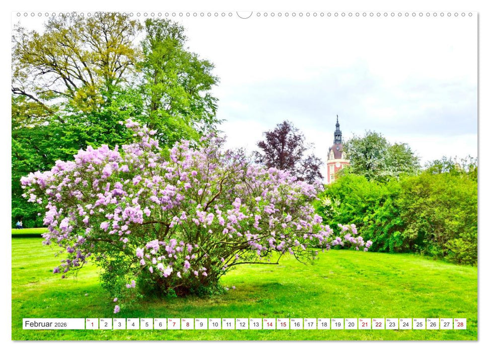 Fürst-Pückler-Park und Schloss – Bad Muskau (CALVENDO Wandkalender 2026)