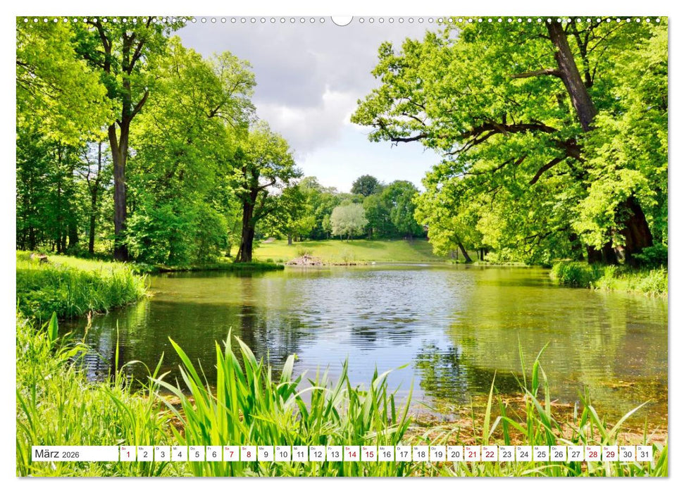 Fürst-Pückler-Park und Schloss – Bad Muskau (CALVENDO Wandkalender 2026)