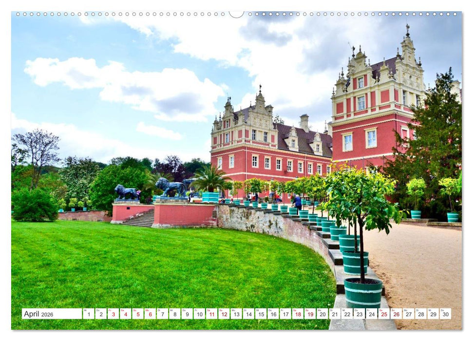 Fürst-Pückler-Park und Schloss – Bad Muskau (CALVENDO Wandkalender 2026)