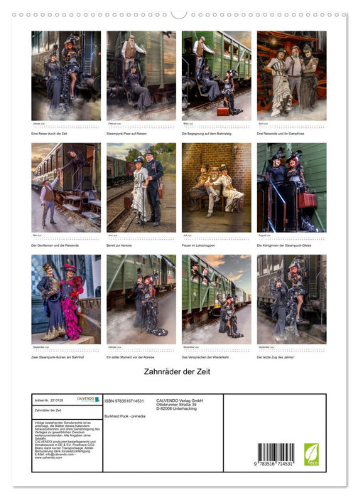 Zahnräder der Zeit (CALVENDO Premium Wandkalender 2026)