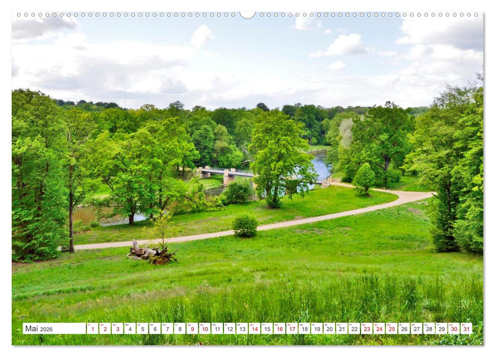 Fürst-Pückler-Park und Schloss – Bad Muskau (CALVENDO Premium Wandkalender 2026)