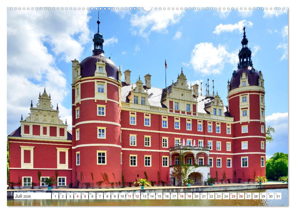 Fürst-Pückler-Park und Schloss – Bad Muskau (CALVENDO Premium Wandkalender 2026)