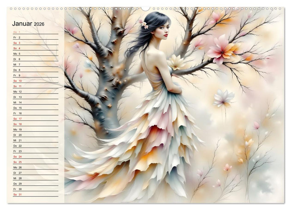 Waldgeborene Eleganz (CALVENDO Premium Wandkalender 2026)