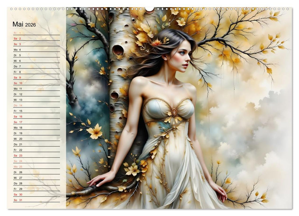 Waldgeborene Eleganz (CALVENDO Premium Wandkalender 2026)