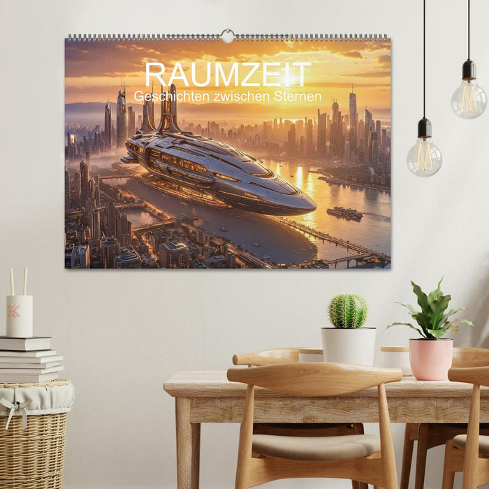 Raumzeit. Geschichten zwischen Sternen (CALVENDO Wandkalender 2026)