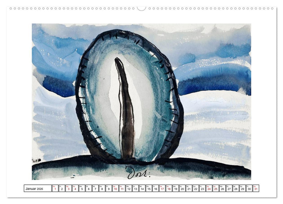Arthur Dove - Abstrakte Impressionen (CALVENDO Wandkalender 2026)