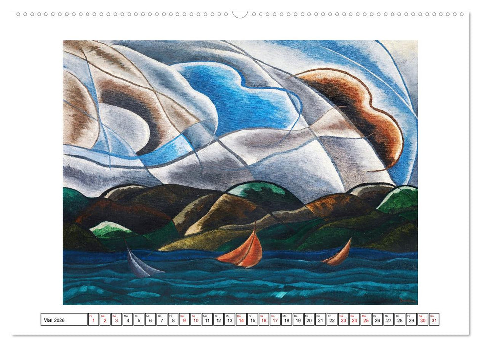 Arthur Dove - Abstrakte Impressionen (CALVENDO Wandkalender 2026)