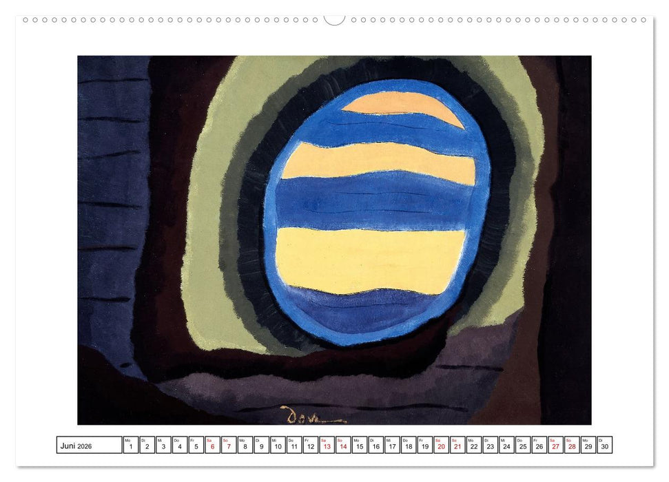 Arthur Dove - Abstrakte Impressionen (CALVENDO Wandkalender 2026)