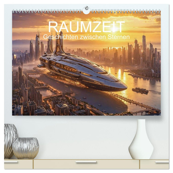 Raumzeit. Geschichten zwischen Sternen (CALVENDO Premium Wandkalender 2026)