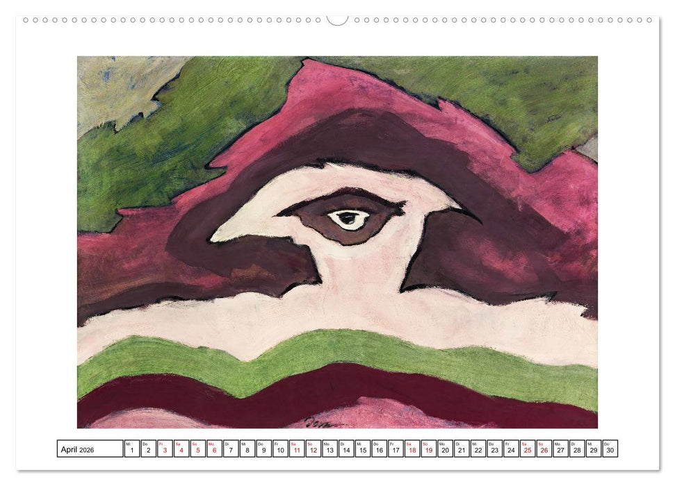 Arthur Dove - Abstrakte Impressionen (CALVENDO Premium Wandkalender 2026)