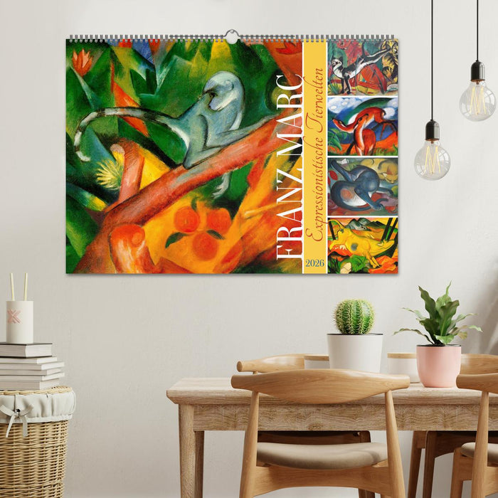 Expressionistische Tierwelten (CALVENDO Wandkalender 2026)