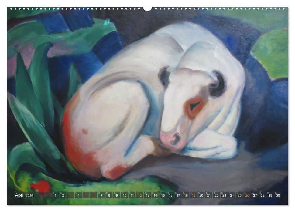 Expressionistische Tierwelten (CALVENDO Wandkalender 2026)
