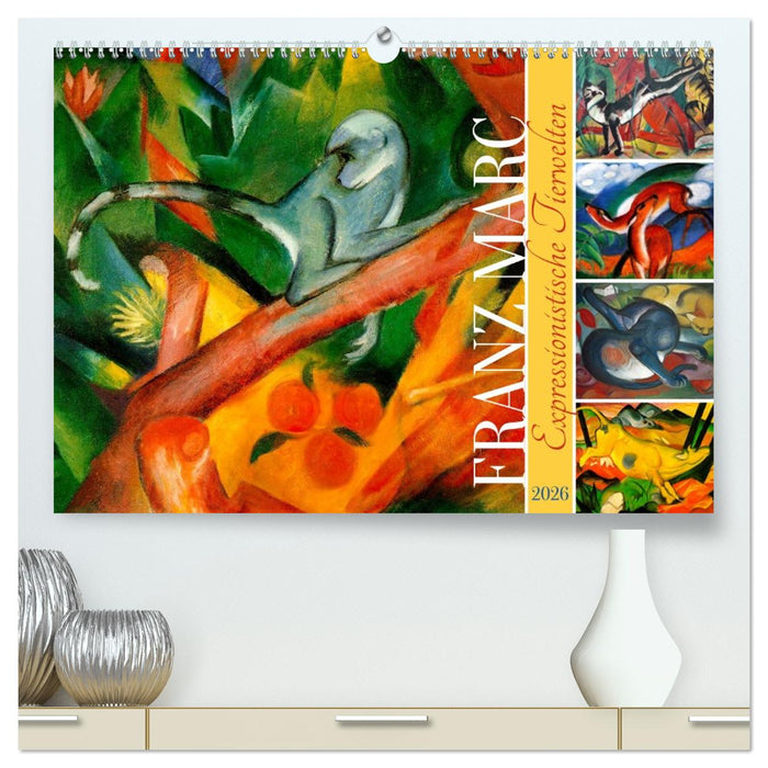 Expressionistische Tierwelten (CALVENDO Premium Wandkalender 2026)