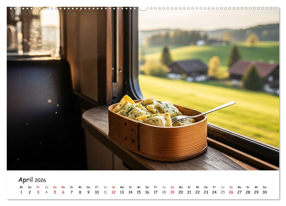Schwäbischer Maultaschen-Kalender (CALVENDO Wandkalender 2026)