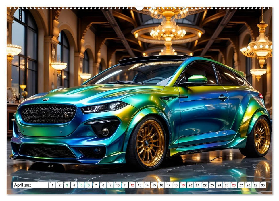 Farbenfrohe Lackvisionen (CALVENDO Wandkalender 2026)