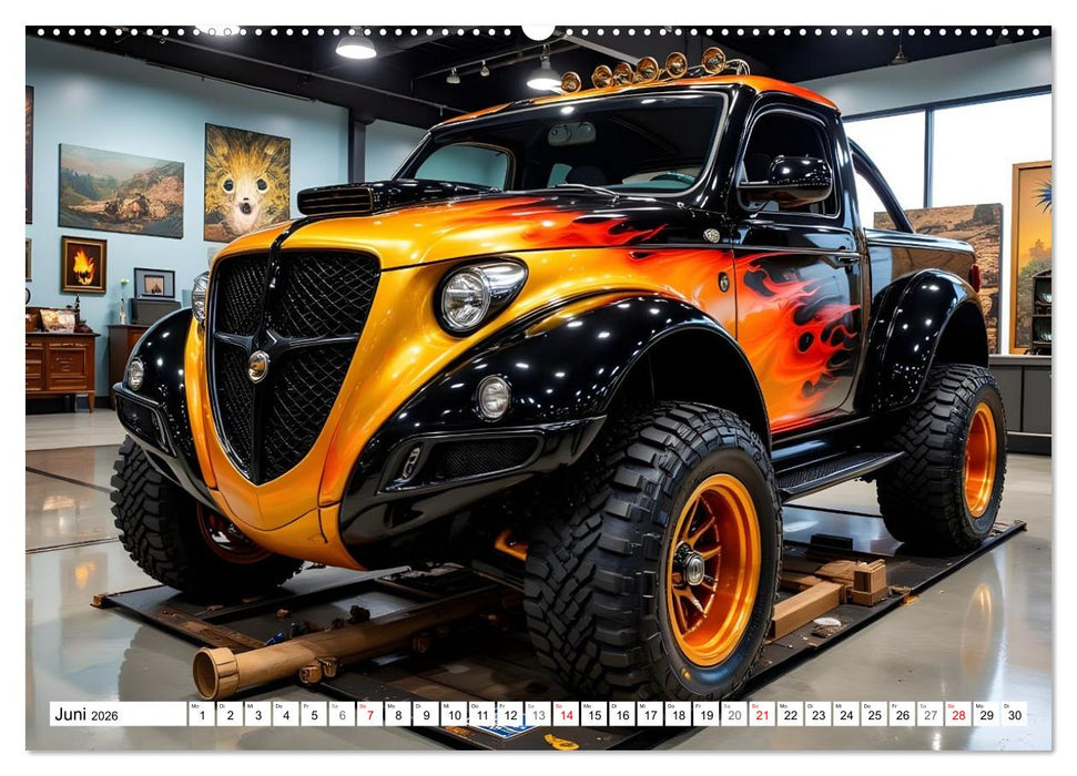 Farbenfrohe Lackvisionen (CALVENDO Wandkalender 2026)