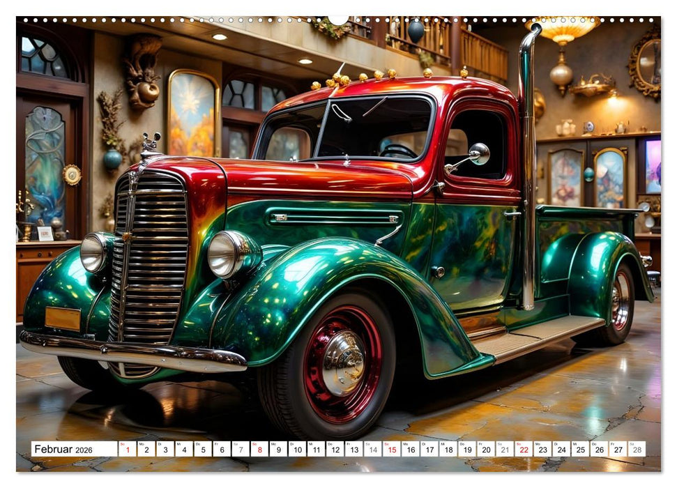 Farbenfrohe Lackvisionen (CALVENDO Premium Wandkalender 2026)