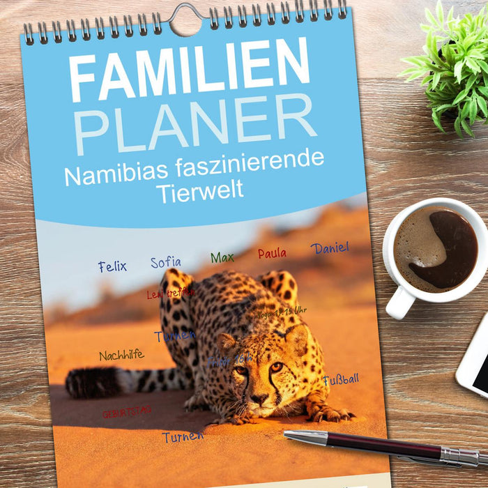 Namibias faszinierende Tierwelt (CALVENDO Familienplaner 2026)