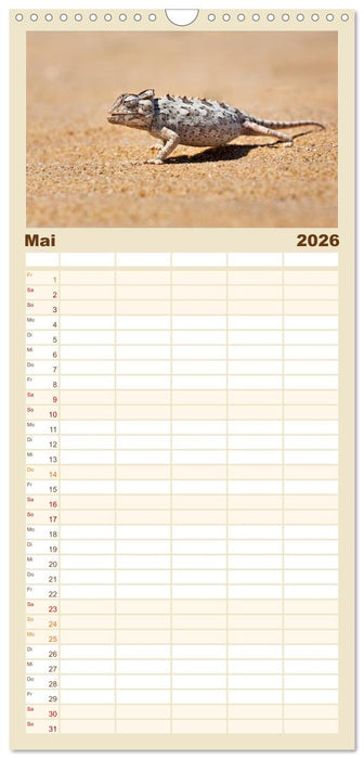 Namibias faszinierende Tierwelt (CALVENDO Familienplaner 2026)