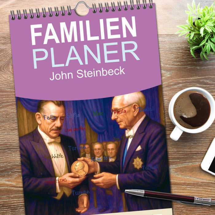 John Steinbeck (CALVENDO Familienplaner 2026)
