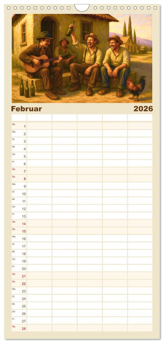 John Steinbeck (CALVENDO Familienplaner 2026)