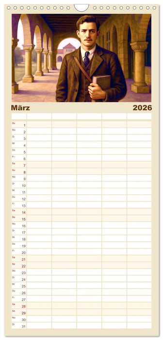 John Steinbeck (CALVENDO Familienplaner 2026)