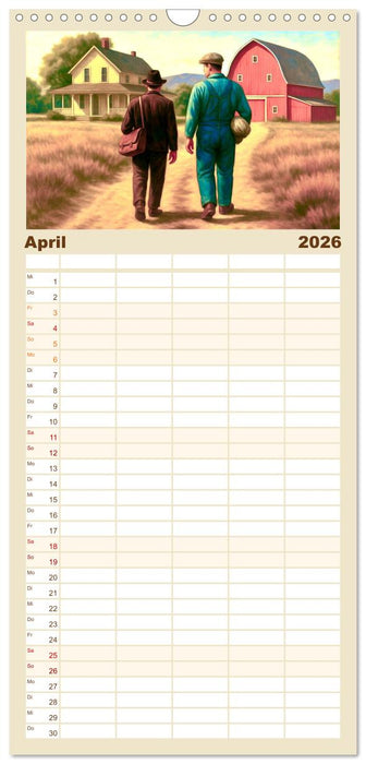 John Steinbeck (CALVENDO Familienplaner 2026)